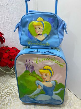 Maleta infantil Cenicienta con ruedas