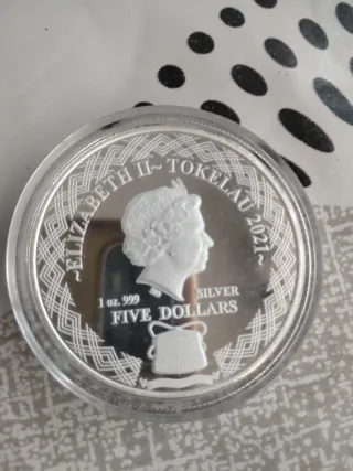 Moneda Plata 1 Oz Porcupine 2021