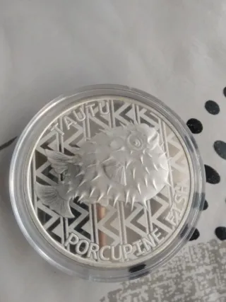 Moneda Plata 1 Oz Porcupine 2021