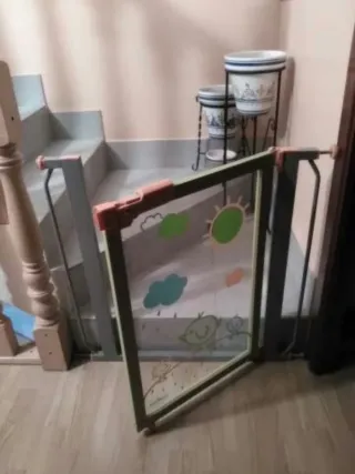 Puerta seguridad infantil/mascotas