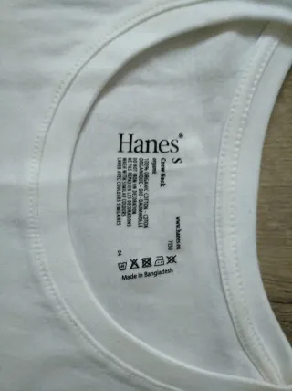 Camiseta Hanes Talla S con estampado de león