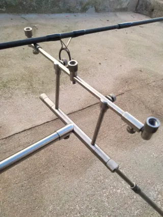 Trípode pesca acero inoxidable