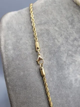 Colgante Ojo Horus | Dorado con Azul