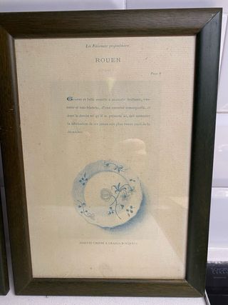 2 Cuadros Decorativos Marco Madera