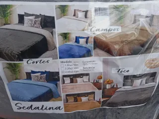 ¡Adiós frío! Colcha gris XXL nueva, solo 40€