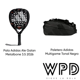 Pala Adidas Metalbone 3.5+ y Paletero