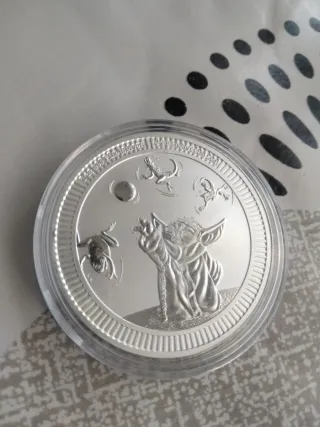 1 Oz Plata Baby Yoda 2024