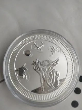 1 Oz Plata Baby Yoda 2024