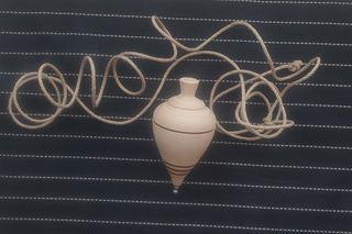 Peonza de madera artesanal