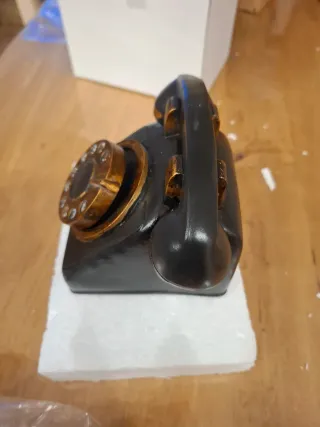 Carillon Telefono Vintage Nero/Oro