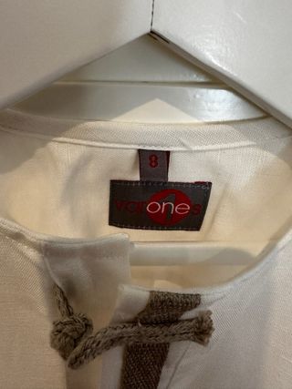 Camisa blanca de lino niño ceremonia