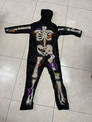 Disfraz Esqueleto Halloween Niña T. 5-7