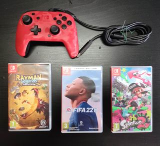 Pacchetto di 3 giochi + Controller PDP per Nintendo Switch