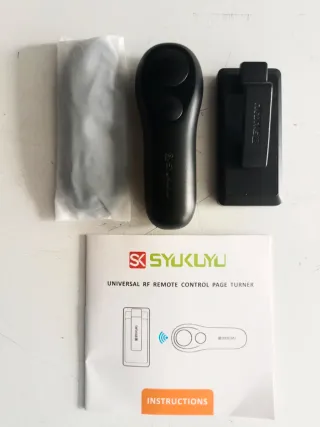 Control remoto RF SYUKLYU para pasar páginas.