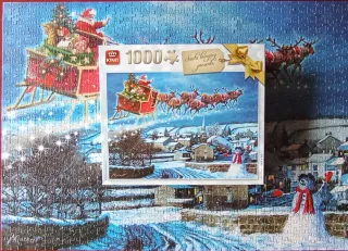 Puzzle King 1000 piezas Santa