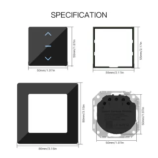 Interruptor inteligente persiana táctil Moes NUEVO