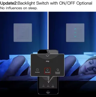 Interruptor inteligente persiana táctil Moes NUEVO