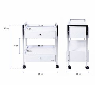 Carrito Estética 2 Cajones.