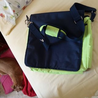 Bolso bandolera Slazenger azul y verde