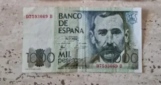Billete 1000 pesetas Banco de España