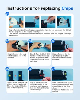 4 Cartuchos Toner GPC Image 216A No Chip