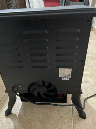 Cecotec Chimenea Eléctrica Negra