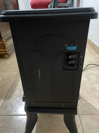 Cecotec Chimenea Eléctrica Negra