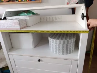 Cambiador de bebé blanco