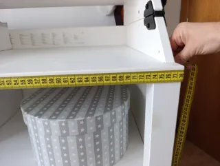 Cambiador de bebé blanco