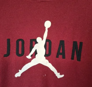 Sudadera Jordan Burdeos Vintage 90s Y2K