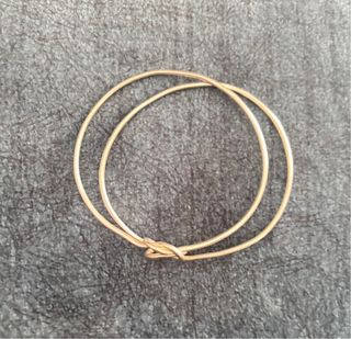 Pulsera rígida nudo Plata de ley