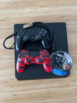 Ps4 Slim + 2 Mandos + Juego