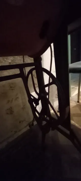 Máquina de coser Singer antigua 1962