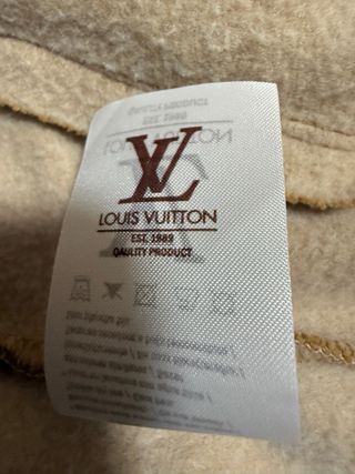 Chaqueta Bomber lv Beige y Blanca