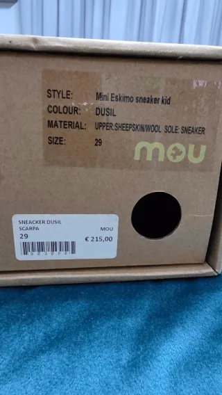 Mou stivaletti grigi in montone