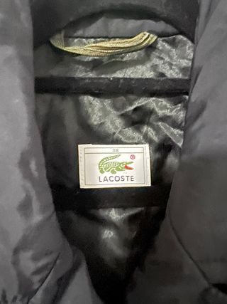 Parka Lacoste Nera Taglia M