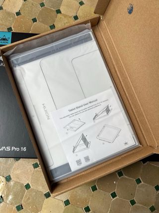 Tableta de dibujo Huion Kamvas Pro 16  soporte