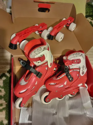 Patines Snoopy 2 en 1 en línea y paralelos