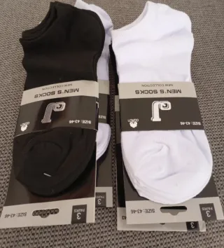 Calcetines tobilleros hombre 3 pares talla 43-46