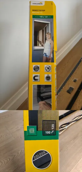 Mosquiteras magnéticas ventana Schellerberg 2 uds