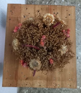 Mesa rústica de madera de palets