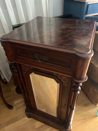 Mueble auxiliar Viedermier caoba