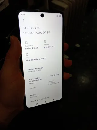 Xiaomi Smartphone Negro/Azul