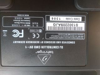 Controlador MIDI Behringer CMD DV-1 para DJ. Diseñ