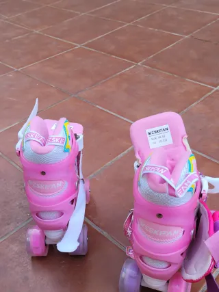 Patines unicornio niña Talla 30-33
