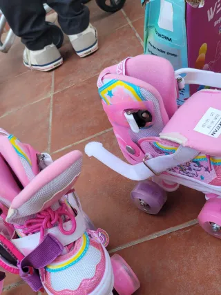 Patines unicornio niña Talla 30-33