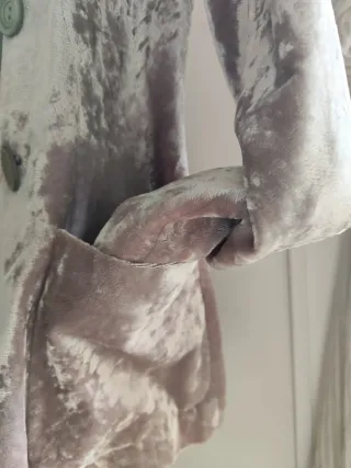 Giacca vintage Martina Spiga velluto lilla chiaro