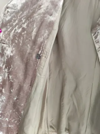 Giacca vintage Martina Spiga velluto lilla chiaro