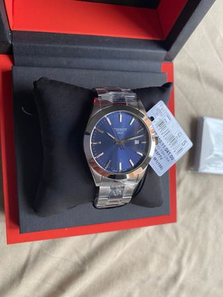Reloj Tissot Azul y Plateado