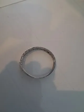 Pulsera oro blanco y diamantes